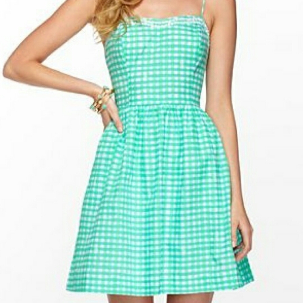 Lilly Pulitzer Mint Cubic Dress
